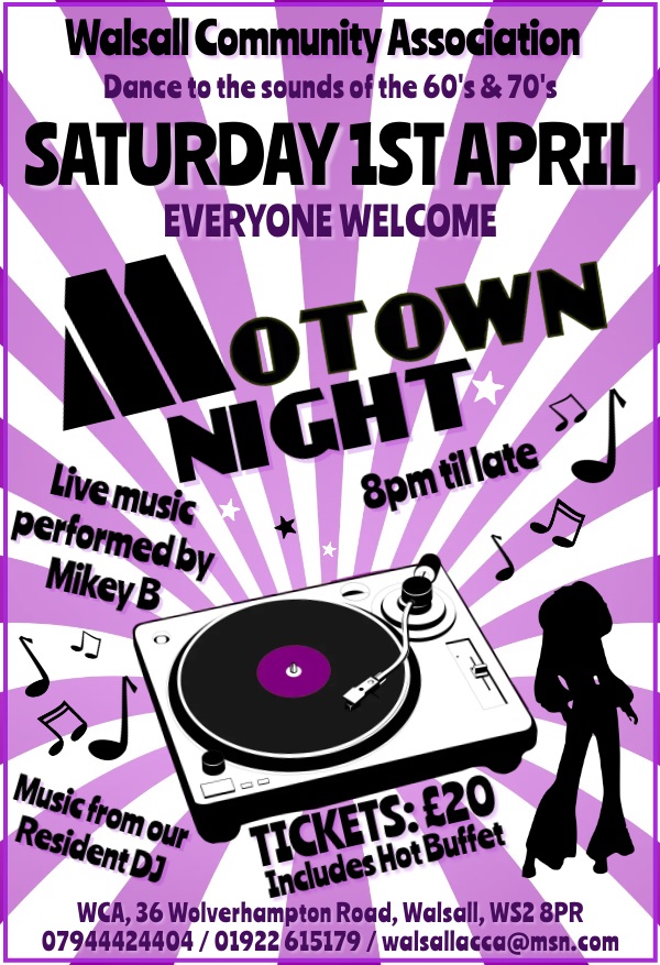 Motown Night Poster