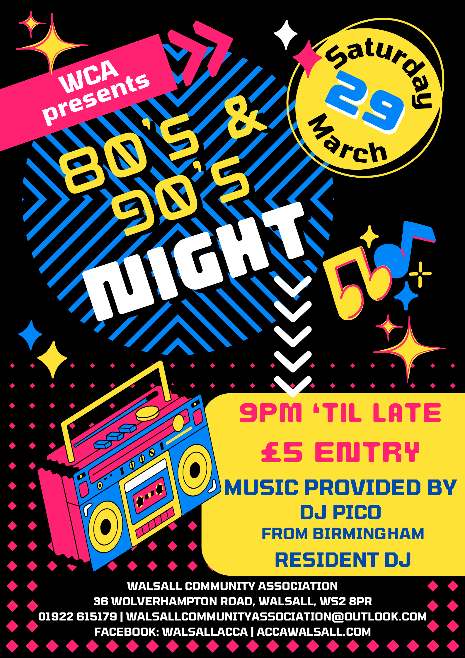 🎶 80’s & 90’s Night 🎶