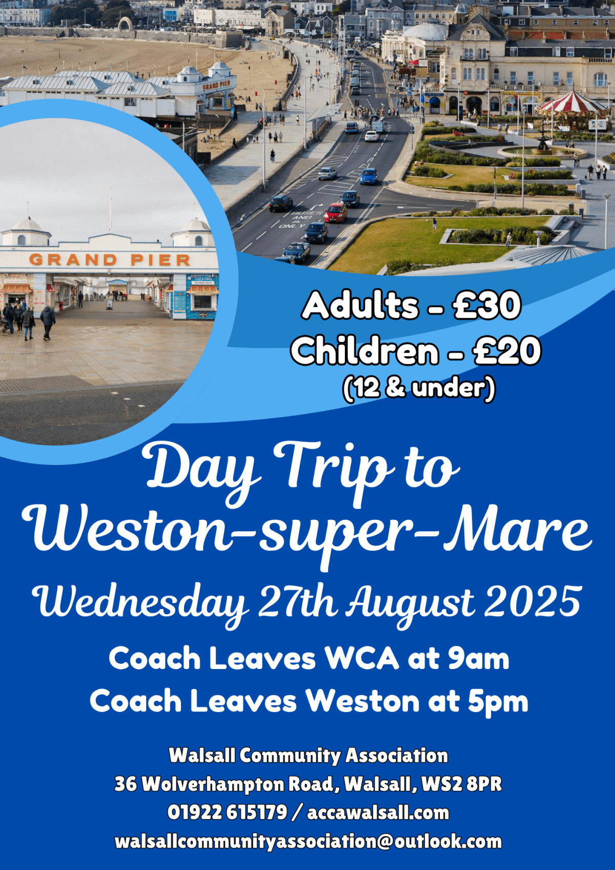 WCA Day Trip to Weston Super&nbsp;Mare