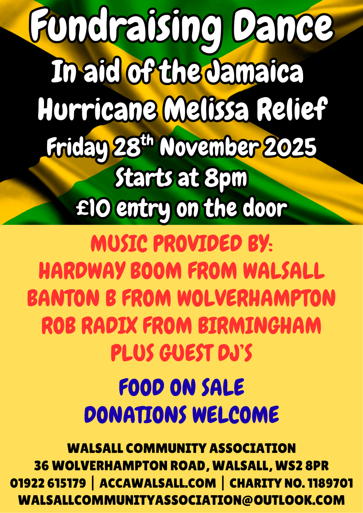 🇯🇲 Fundraising Dance&nbsp;🇯🇲