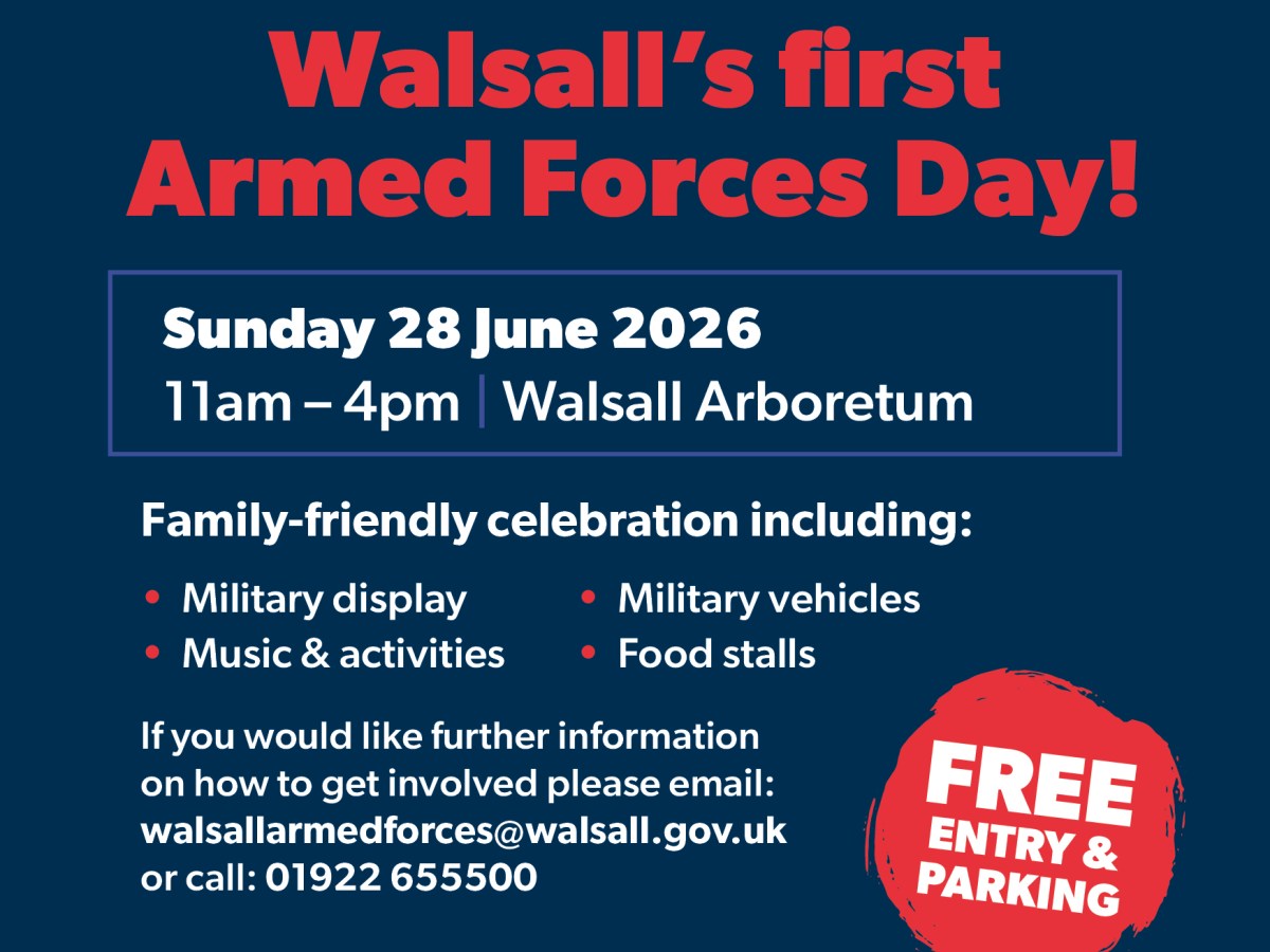 Walsall Armed Forces Day Event&nbsp;2026