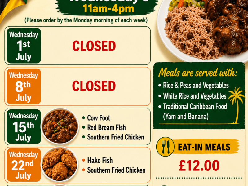 WCA COMMUNITY HUB AND LUNCHEON CLUB (JULY&nbsp;2026)